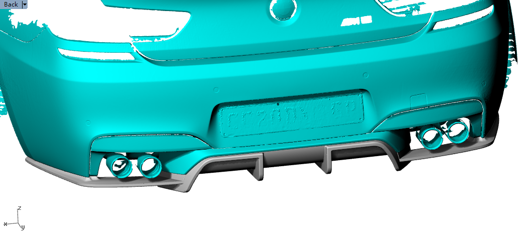 BMW 6Series F06 F12 F13 M6 Carbon Fibre Rear Diffuser