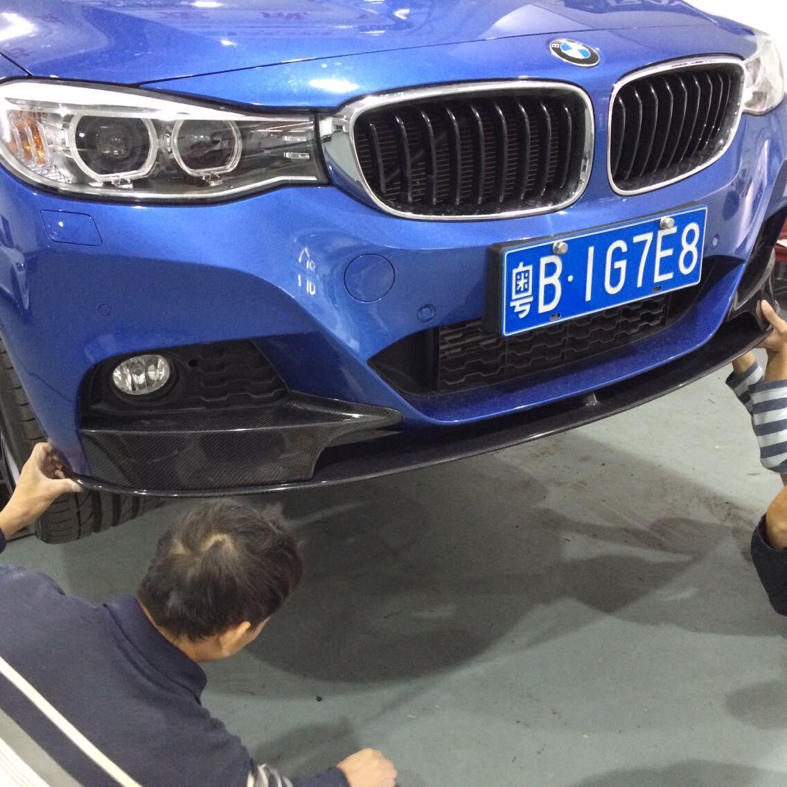 BMW 3 Series F34 M Sport Carbon Fibre Front Lip