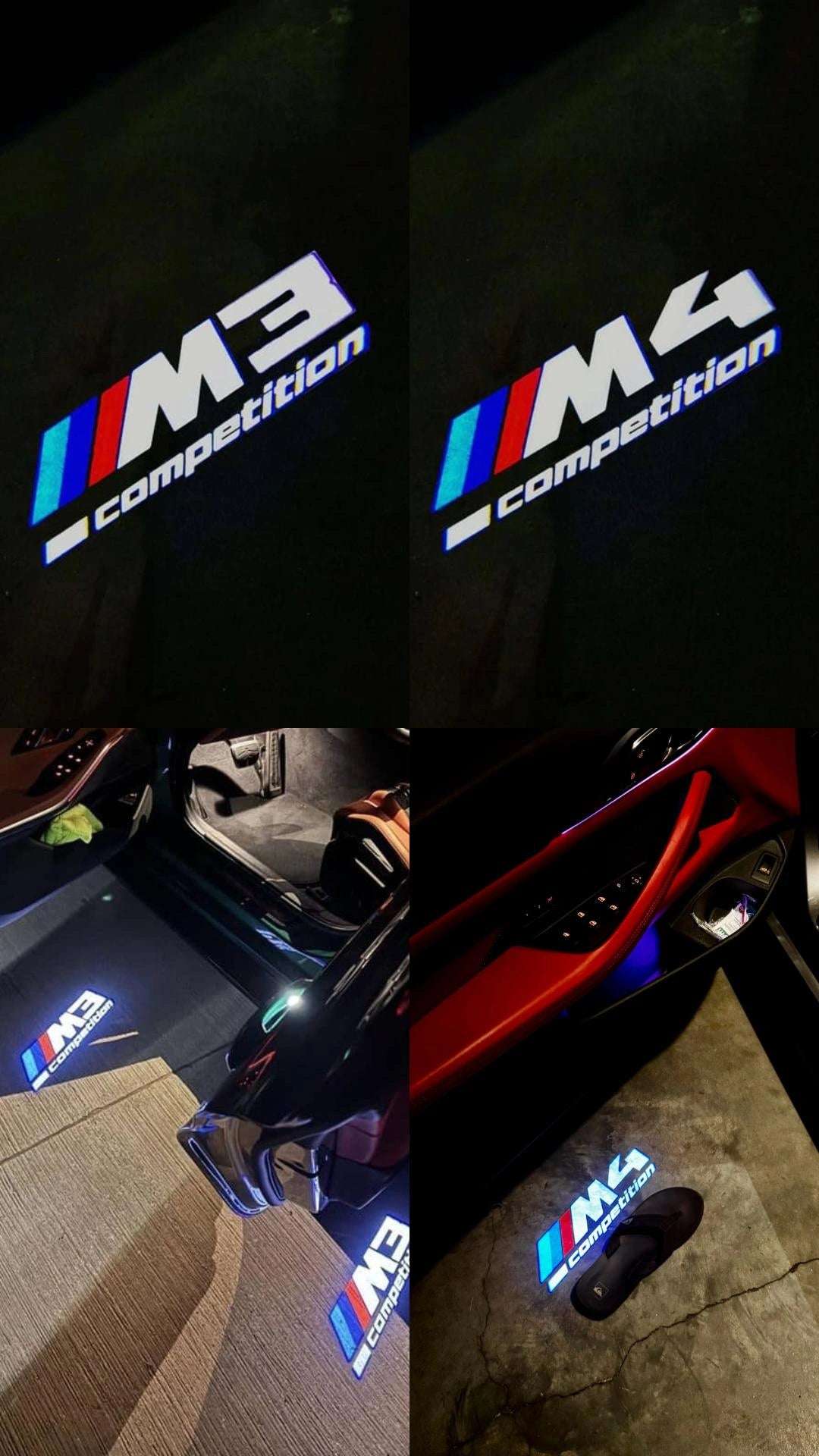 BMW G80/G81/G82/G83 M3/M4 Competition LED Door Projector Puddle Lights