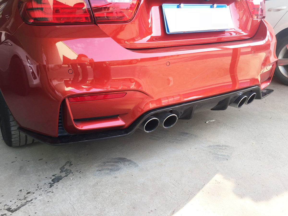 BMW M3 M4 F80 F82 F83 Carbon Fibre Rear Diffuser