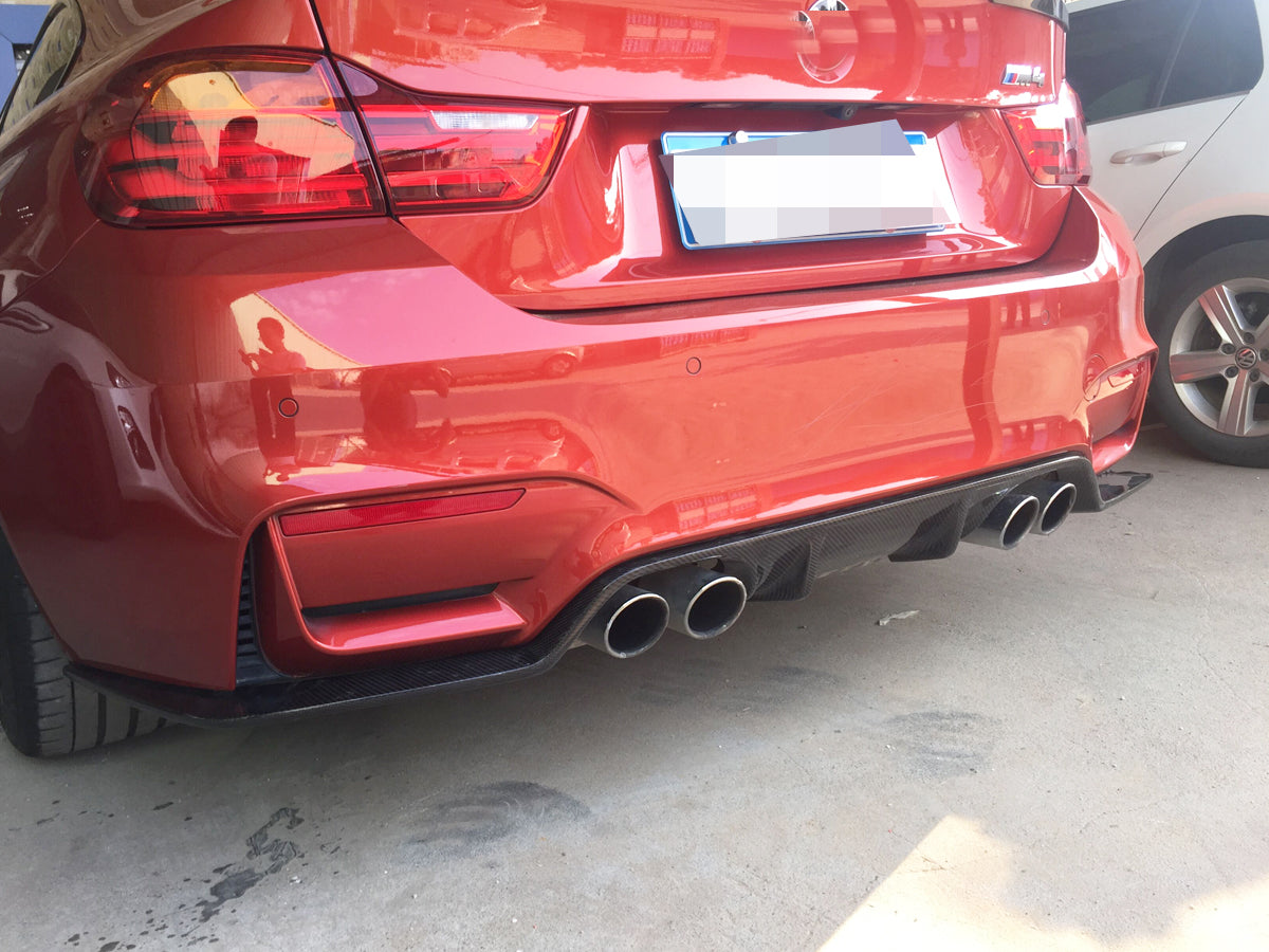 BMW M3 M4 F80 F82 F83 Carbon Fibre Rear Diffuser