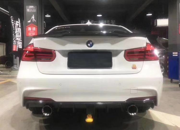BMW 3 Series F30 F35 M Sport Carbon Fibre Rear Diffuser
