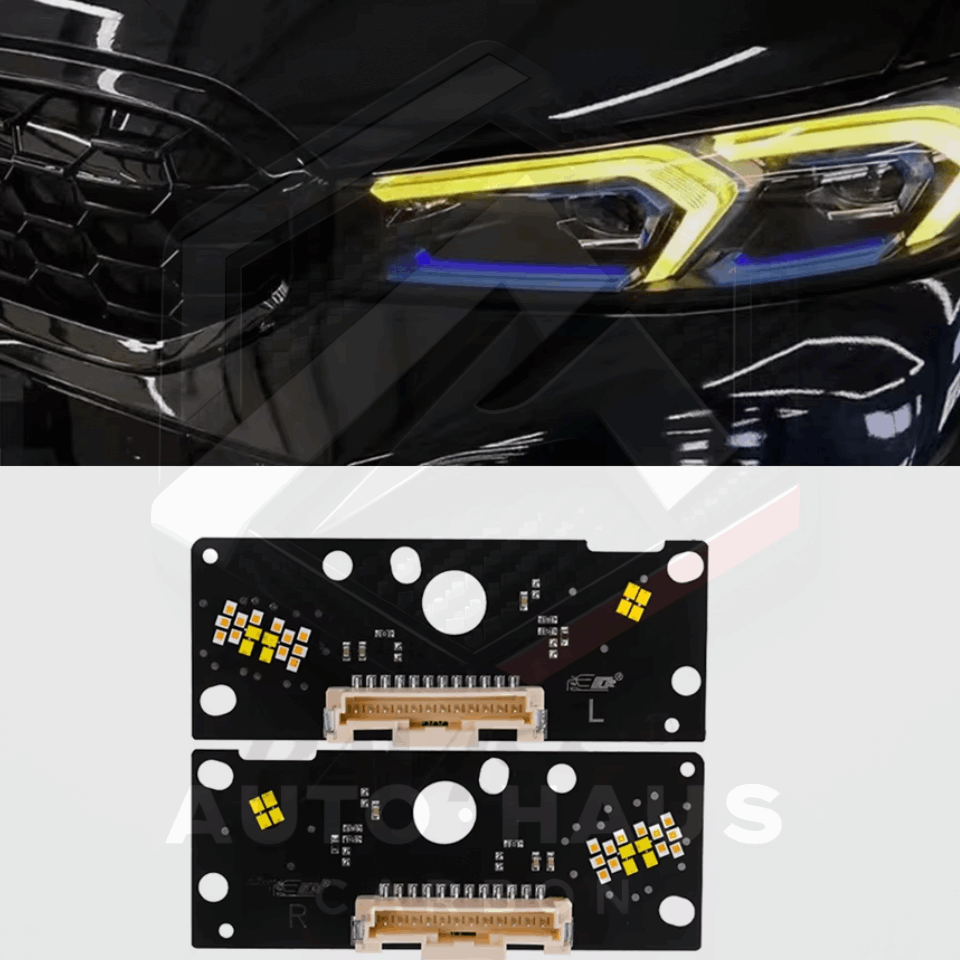 BMW G20 G28 3 Series LCI Laser (High) CSL Yellow DRL Boards 2022 on