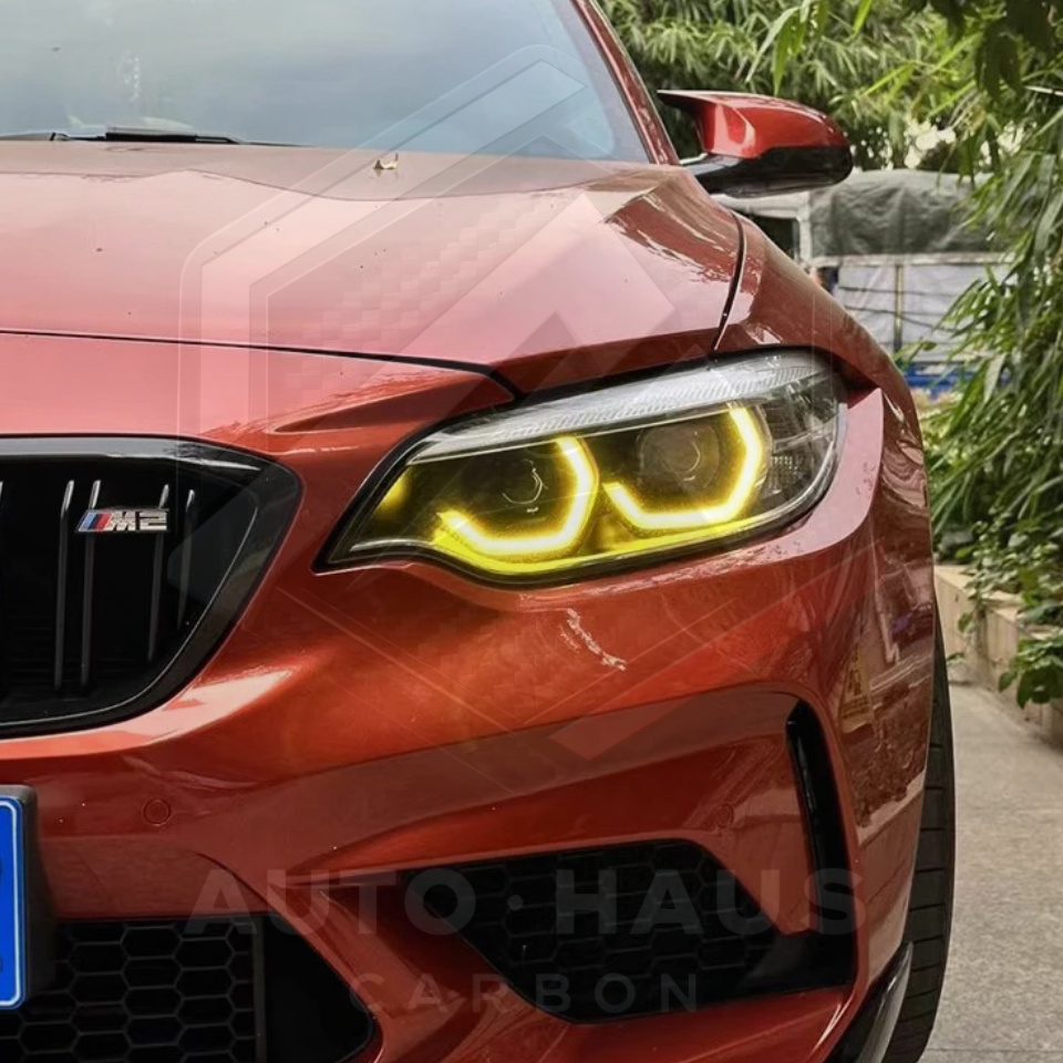 BMW 2 Series F22 F23 F87 LCI CSL Yellow DRL Modules 2018-2021