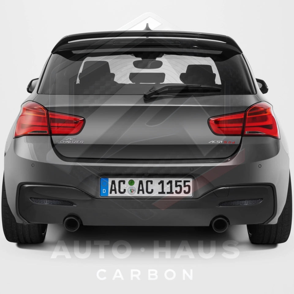 BMW F20 F21 LCI Honeycomb Rear Reflectors Gloss Black