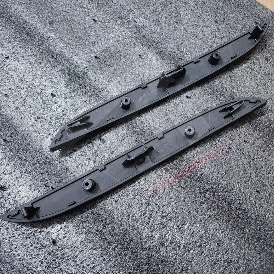 BMW F20 F21 LCI Honeycomb Rear Reflectors Gloss Black