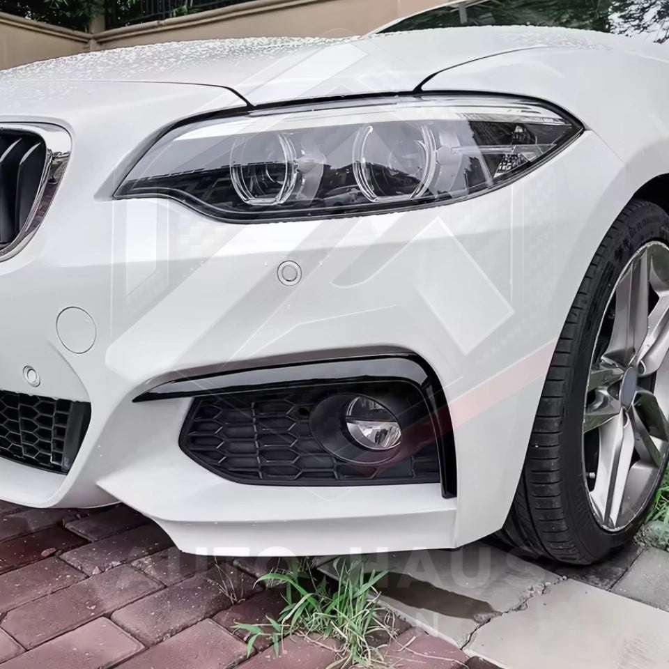 BMW F22/F23 Gloss Black Fog Light Trims M235i/M240i