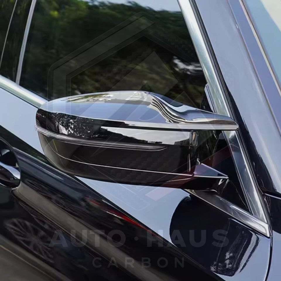 BMW 3/4/5/7/8 G Series Gloss Black M Style Mirror Covers
