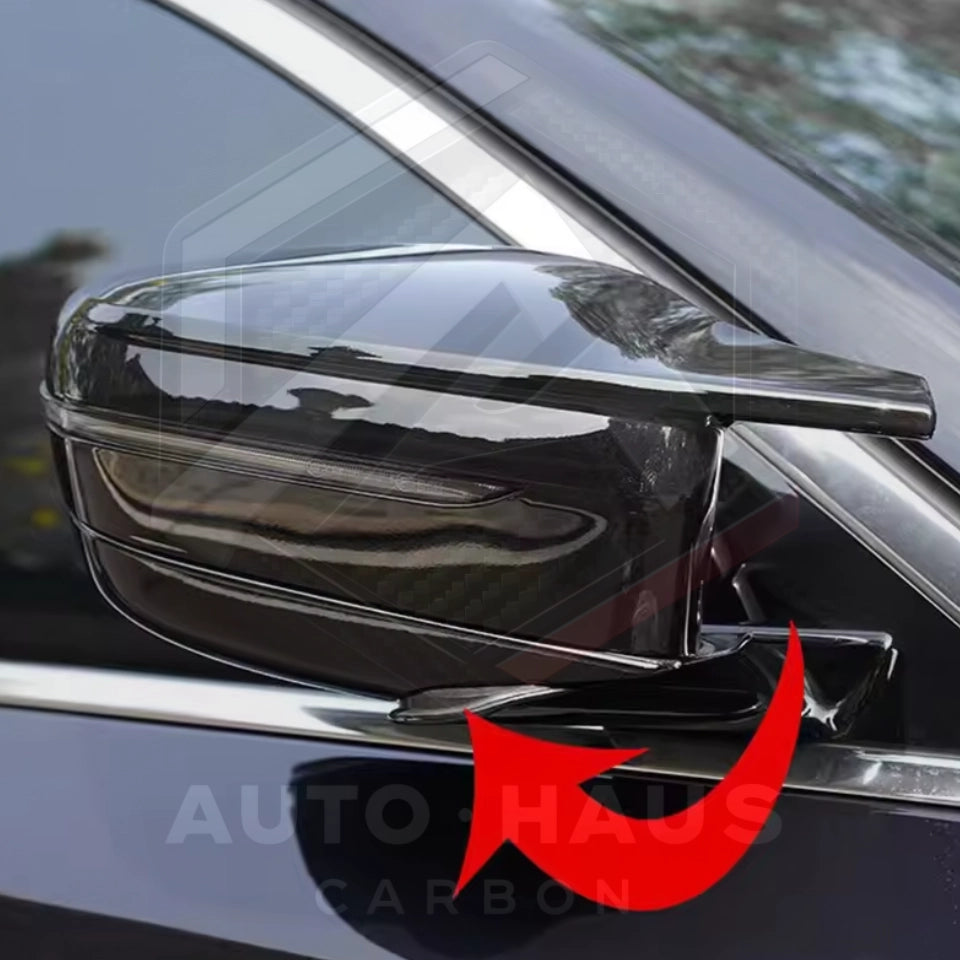 BMW 3/4/5/7/8 G Series Gloss Black M Style Mirror Covers