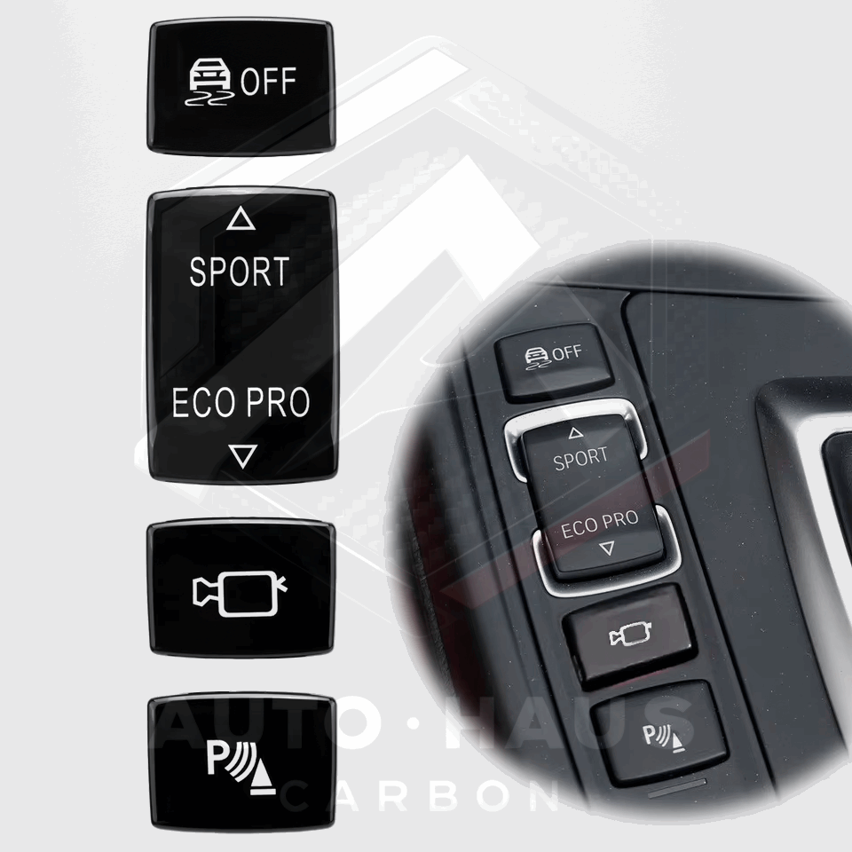 BMW F 1/2/3/4 Series Drive Mode ESP Buttons Red Blue Black