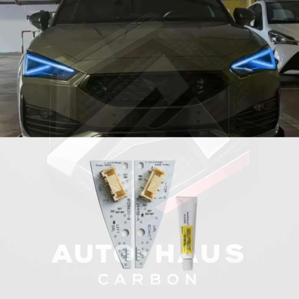 SEAT Leon MK4 Blue DRL Boards 2020-2024