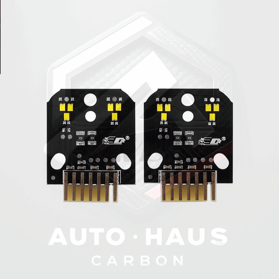 BMW X3 X4 M F97 F98 G01 G02 2017-21 CSL Yellow DRL Boards