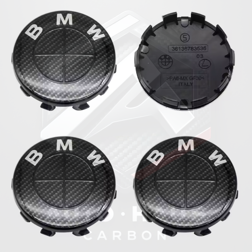 BMW E/F/G Series Centre Caps 56 or 68mm 50th Anniversary etc