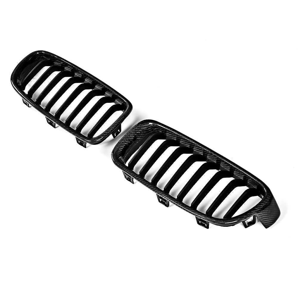 BMW 3 Series F30 F35 Carbon Fibre+Abs Plastic Grill