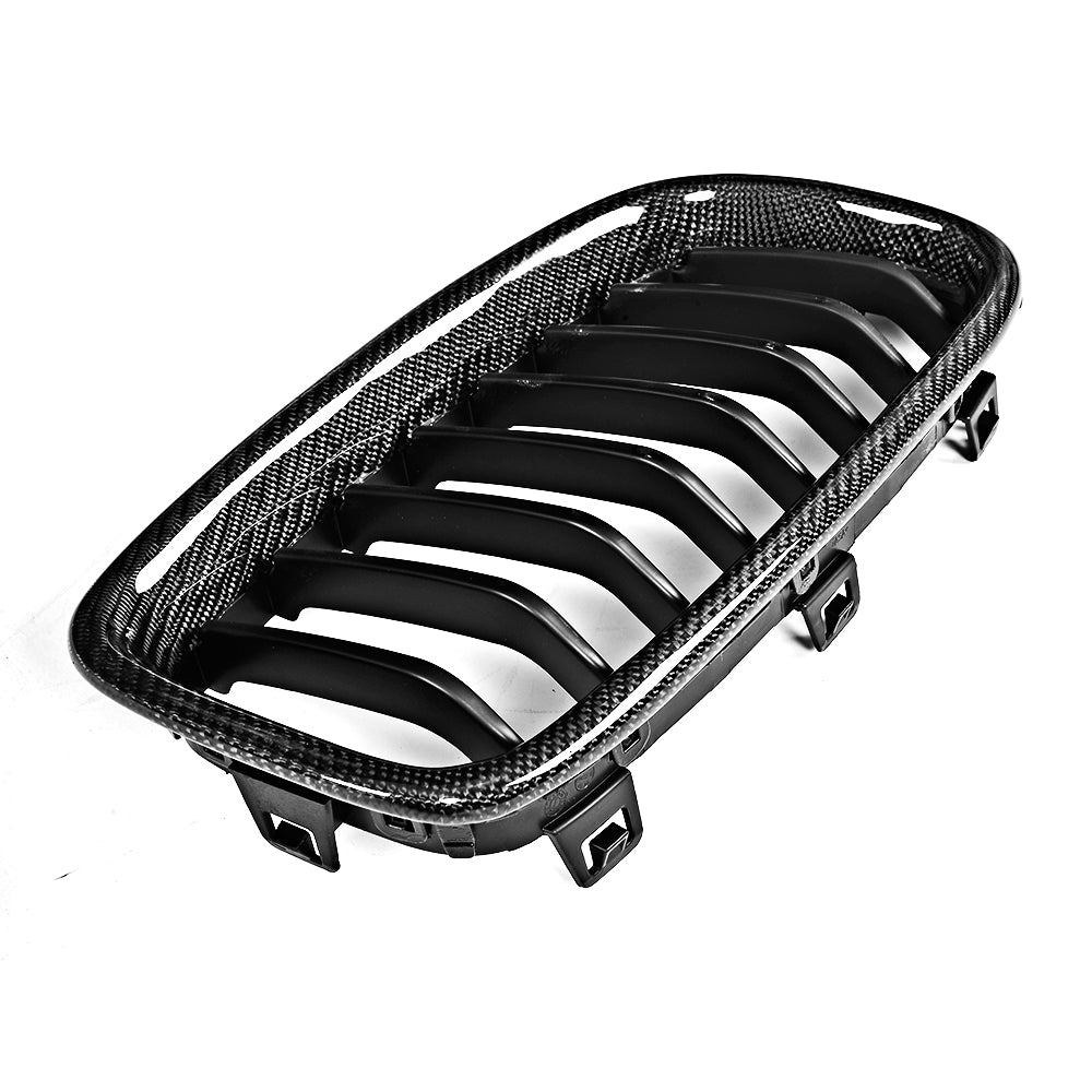 BMW 3 Series F30 F35 Carbon Fibre+Abs Plastic Grill