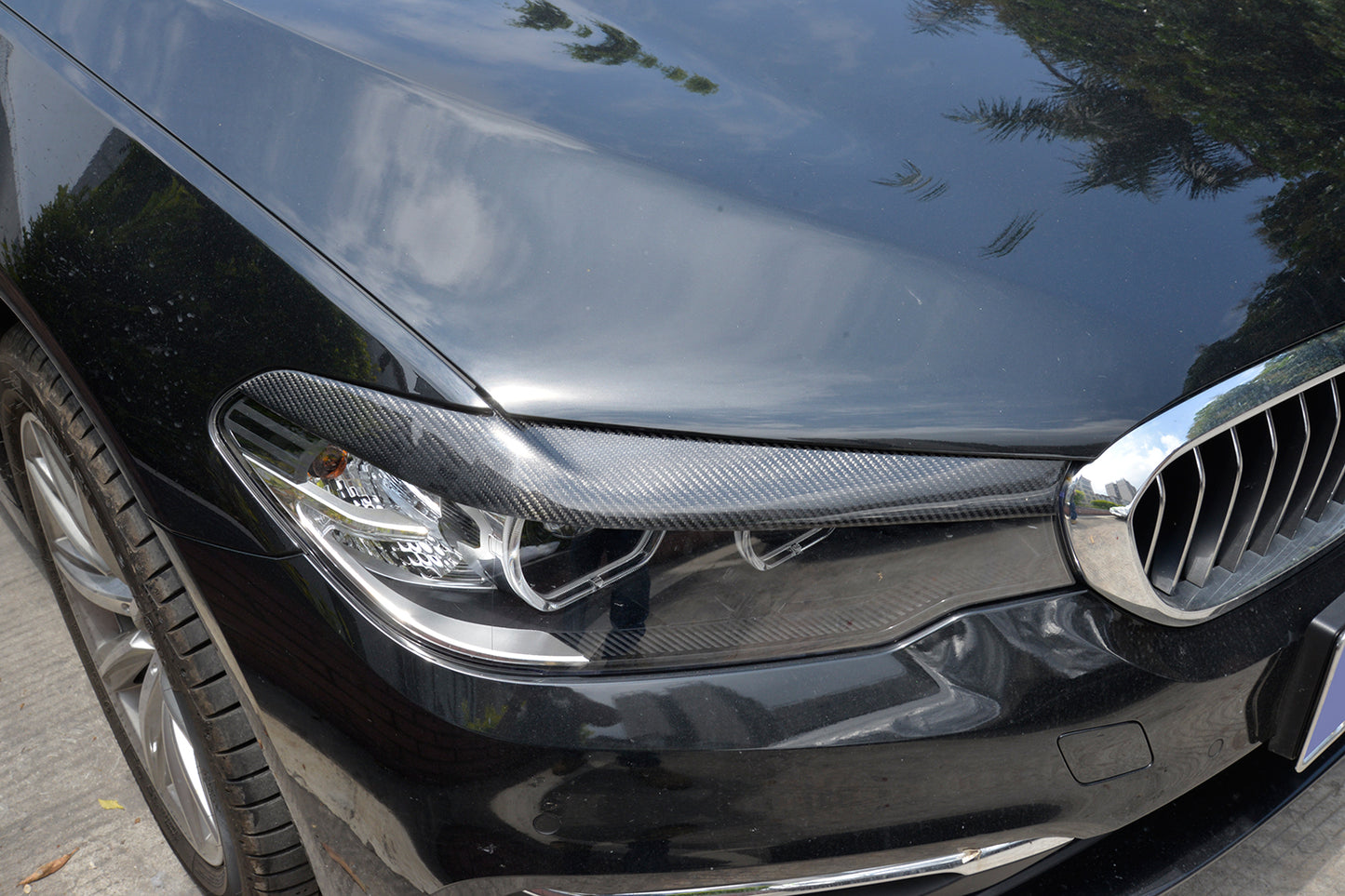 BMW 5 Series G30 G31 G38 F90 M5/M Sport Dry Carbon Fibre Eye Lid