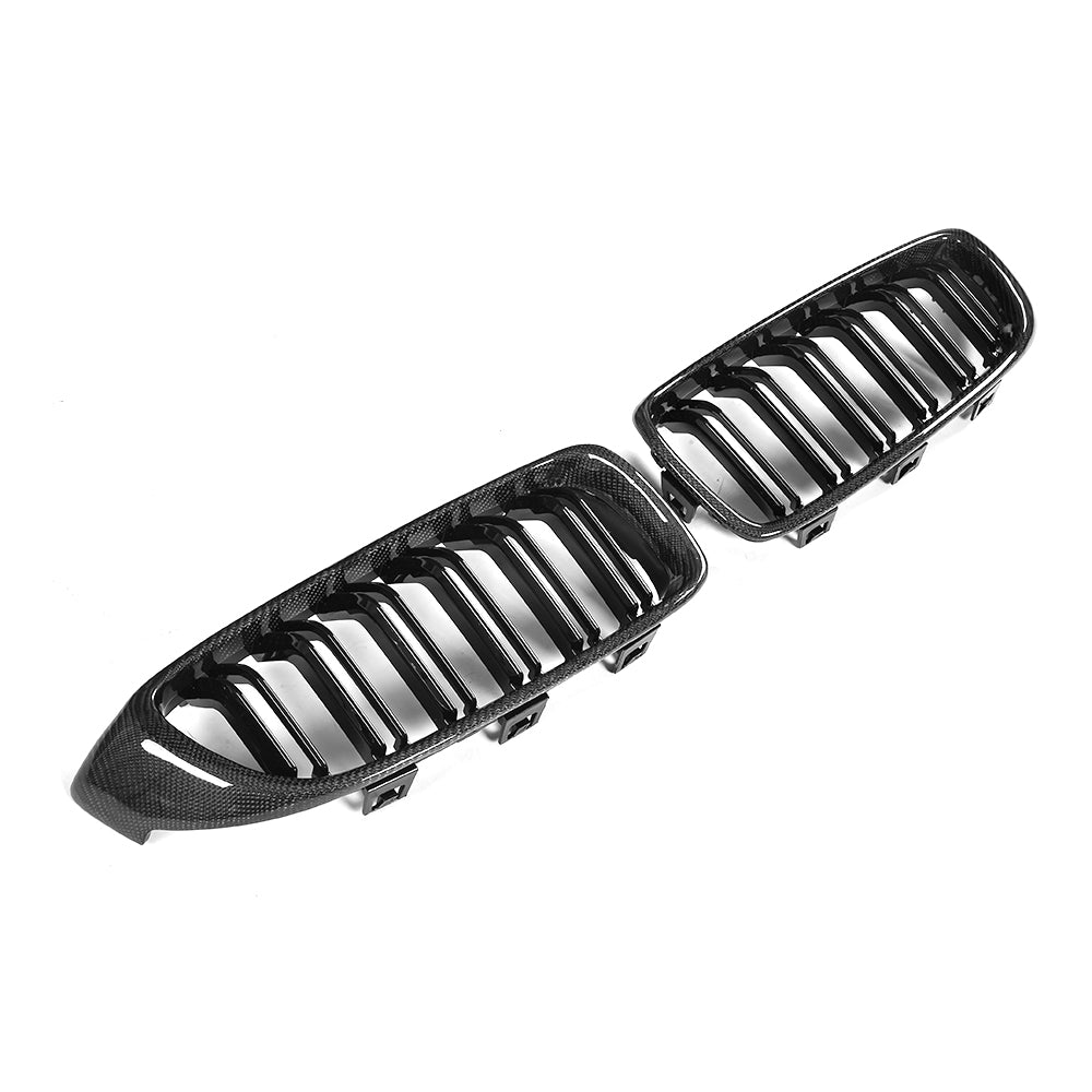 BMW 3/4 Series F32 F33 F36 F82 F83 M4 F80 M3 Carbon Fibre+Abs Plastic Grill