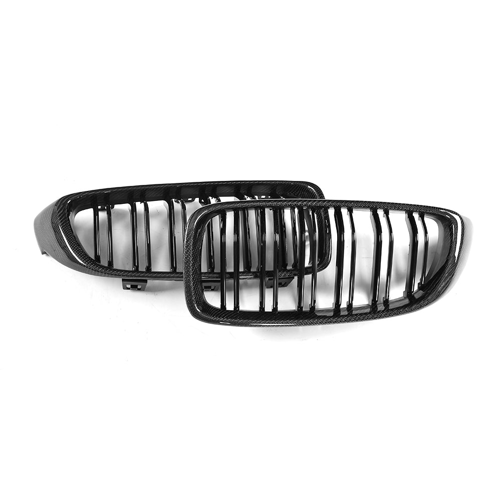 BMW 3/4 Series F32 F33 F36 F82 F83 M4 F80 M3 Carbon Fibre+Abs Plastic Grill