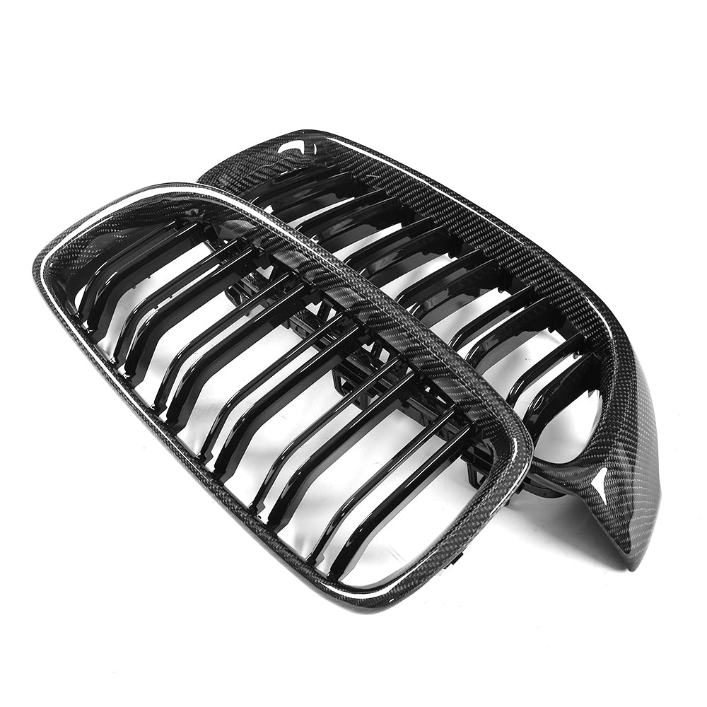 BMW 3/4 Series F32 F33 F36 F82 F83 M4 F80 M3 Carbon Fibre+Abs Plastic Grill