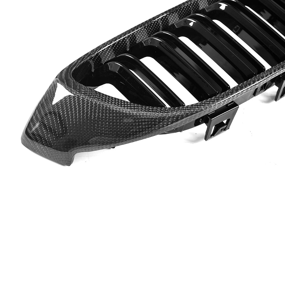 BMW 3/4 Series F32 F33 F36 F82 F83 M4 F80 M3 Carbon Fibre+Abs Plastic Grill