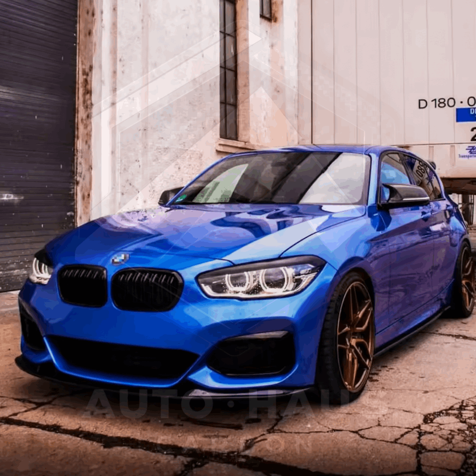 BMW F20 F21 1 Series LCI M Sport Double Slat Gloss Black Grill 2015-17