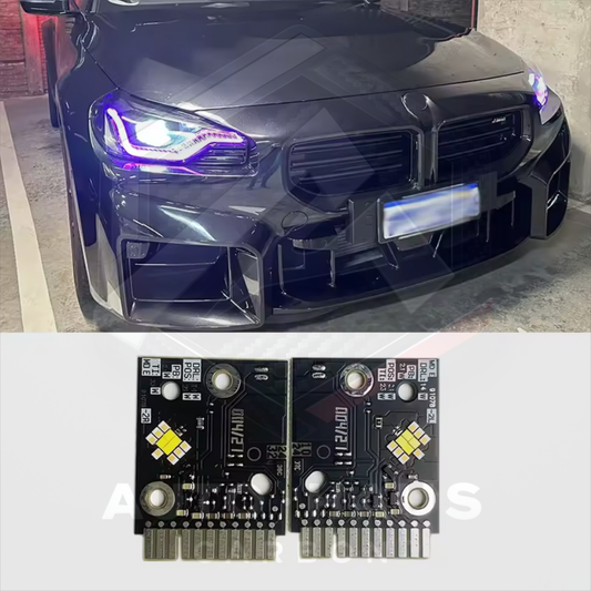 BMW 2 Series G42 G87 M240i M2 Purple DRL Boards 2022-25