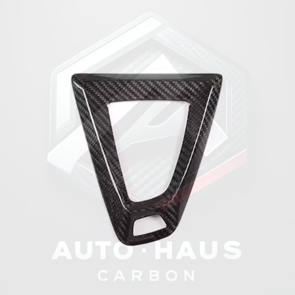 BMW F Series F80 F82 F83 Genuine Carbon Fibre DCT Gear Shifter Surround - RHD Gloss Carbon