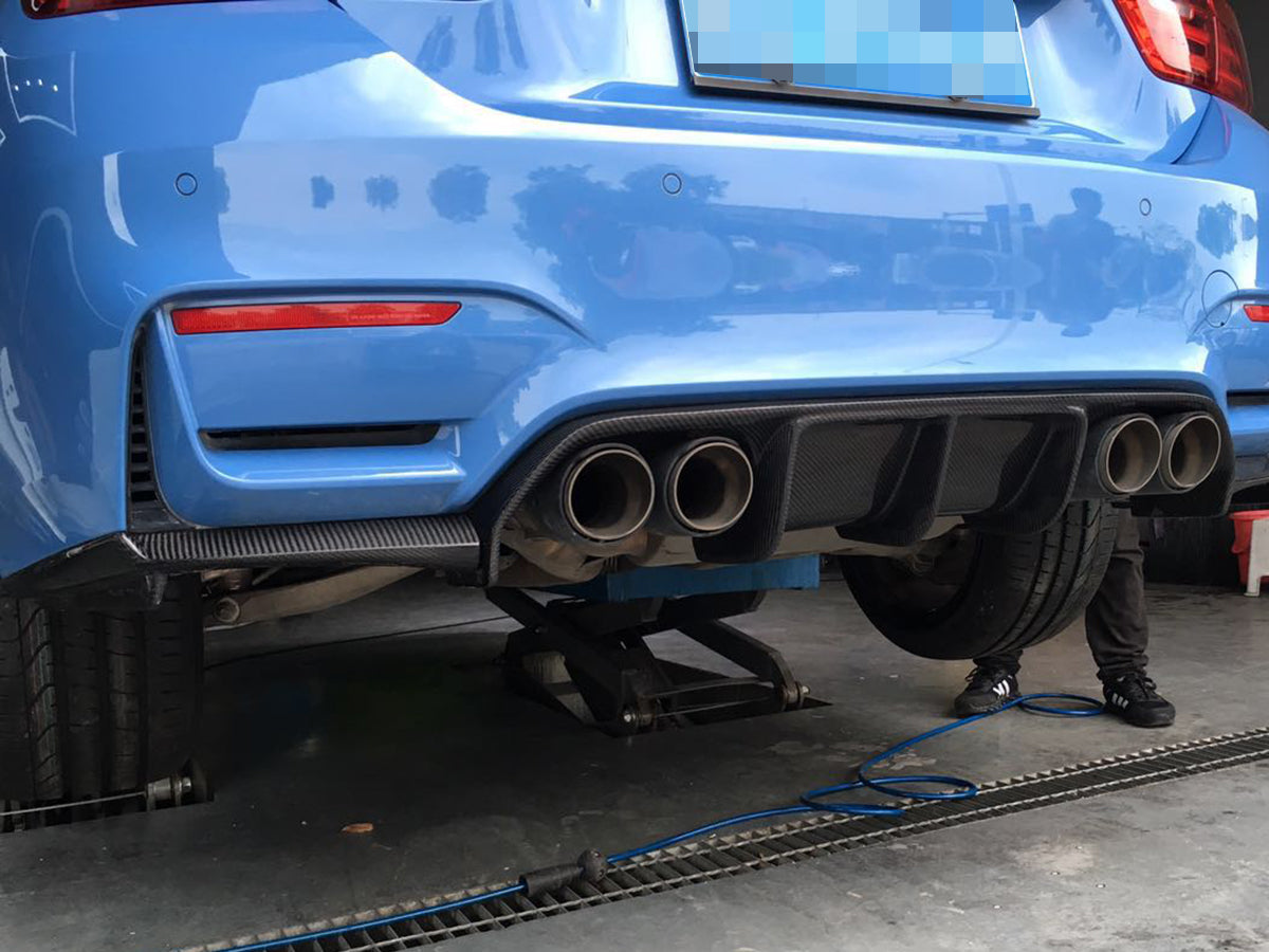 BMW M3 M4 F80 F82 F83 Carbon Fibre Rear Diffuser