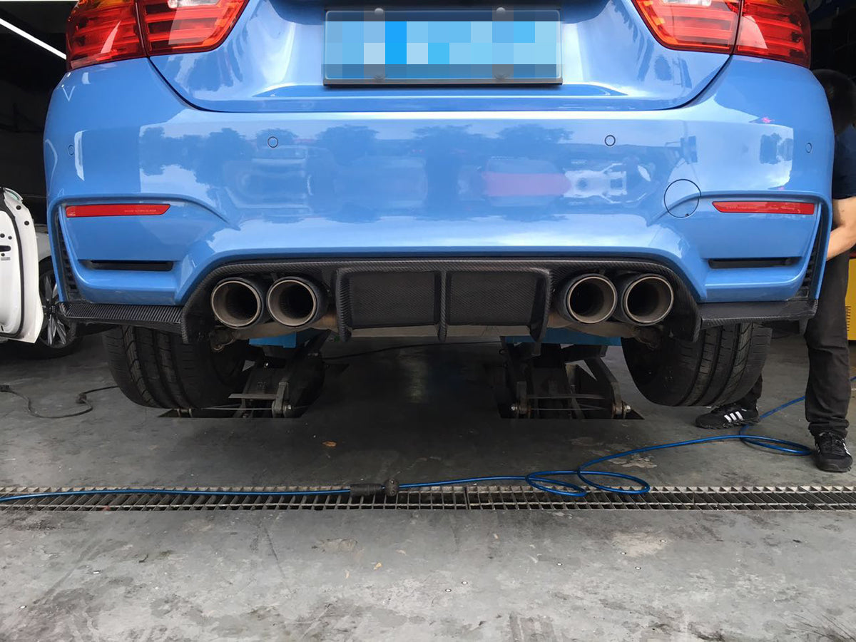 BMW M3 M4 F80 F82 F83 Carbon Fibre Rear Diffuser