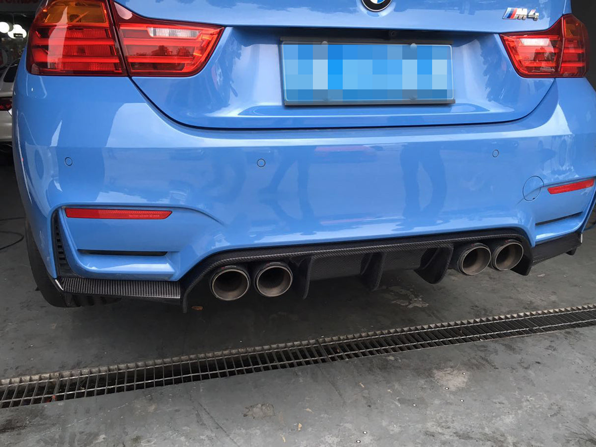 BMW M3 M4 F80 F82 F83 Carbon Fibre Rear Diffuser