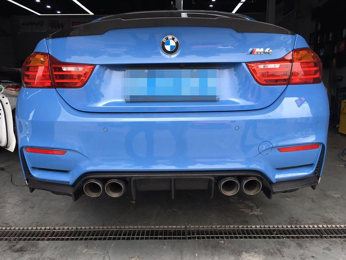 BMW M3 M4 F80 F82 F83 Carbon Fibre Rear Diffuser