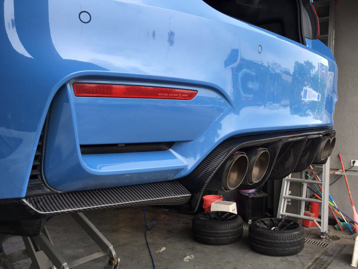 BMW M3 M4 F80 F82 F83 Carbon Fibre Rear Diffuser