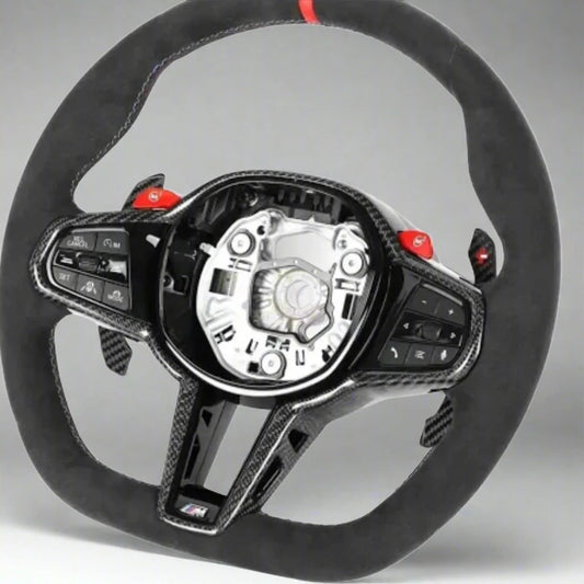 BMW G8x LCI M PERFORMANCE Style Wheel with Gloss Carbon Centre Trim
