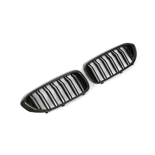 BMW 5 Series G30 G38 F90 M5/M Sport Carbon Fibre+Abs Plastic Grill