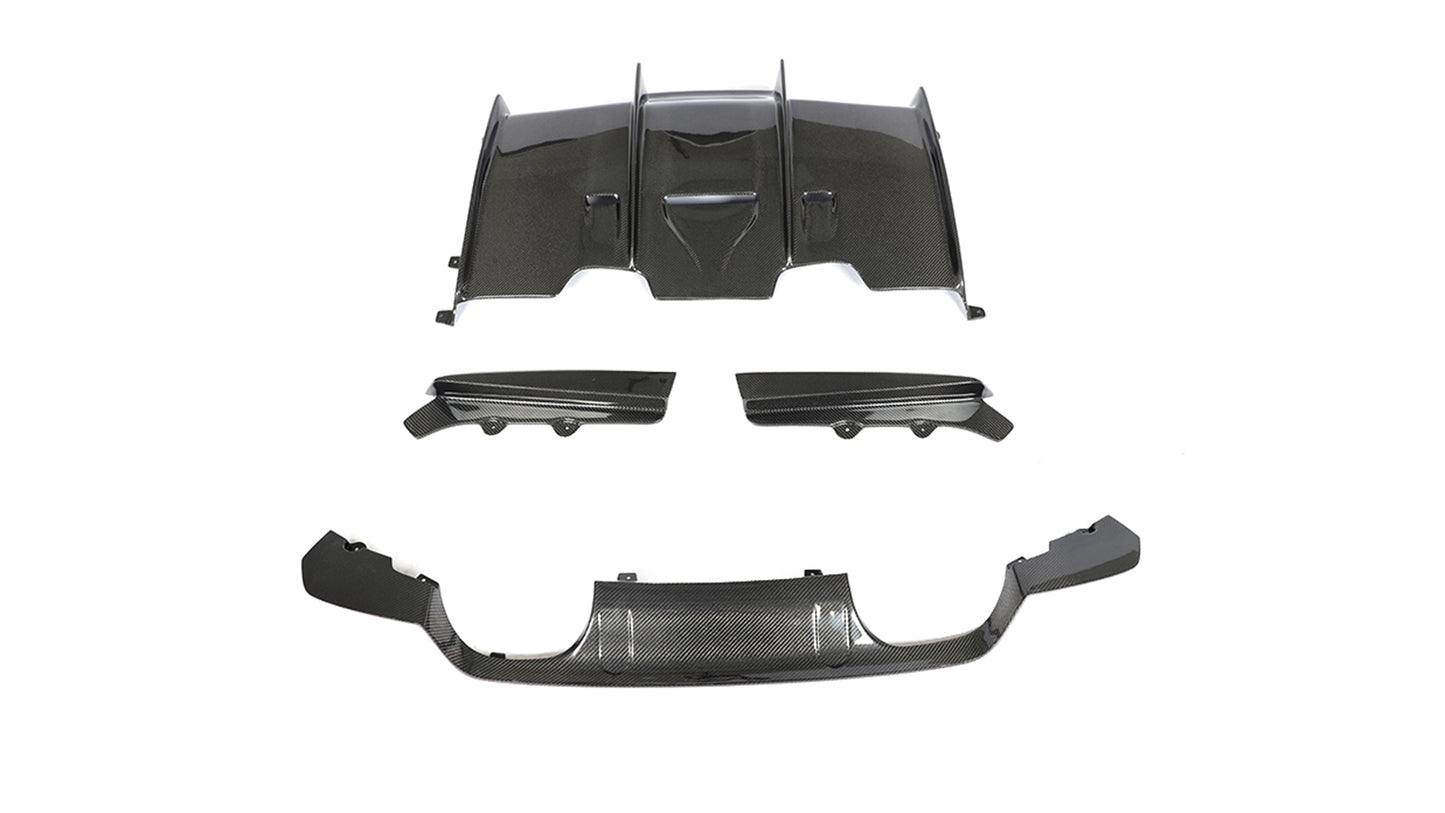 BMW M3 M4 F80 F82 F83 Carbon Fibre Rear Diffuser