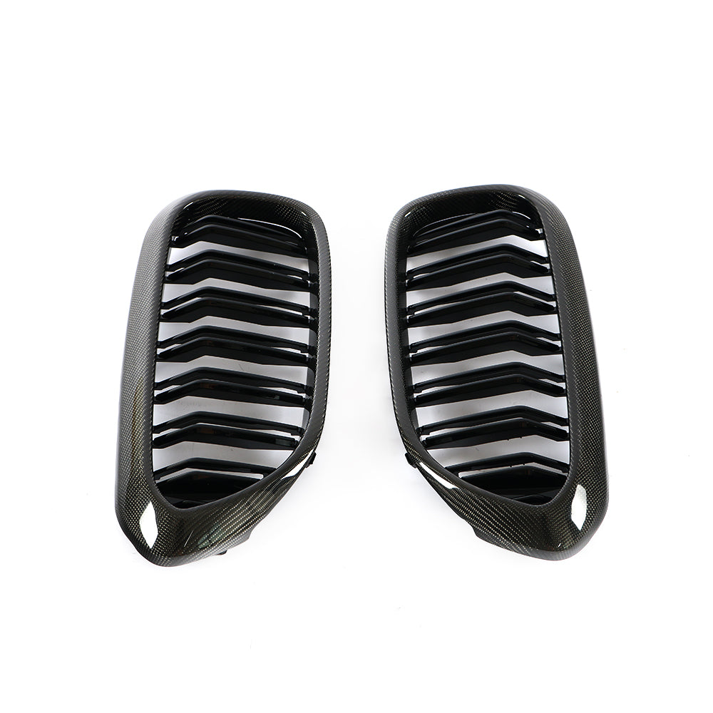 BMW 5 Series G30 G38 F90 M5/M Sport Carbon Fibre+Abs Plastic Grill