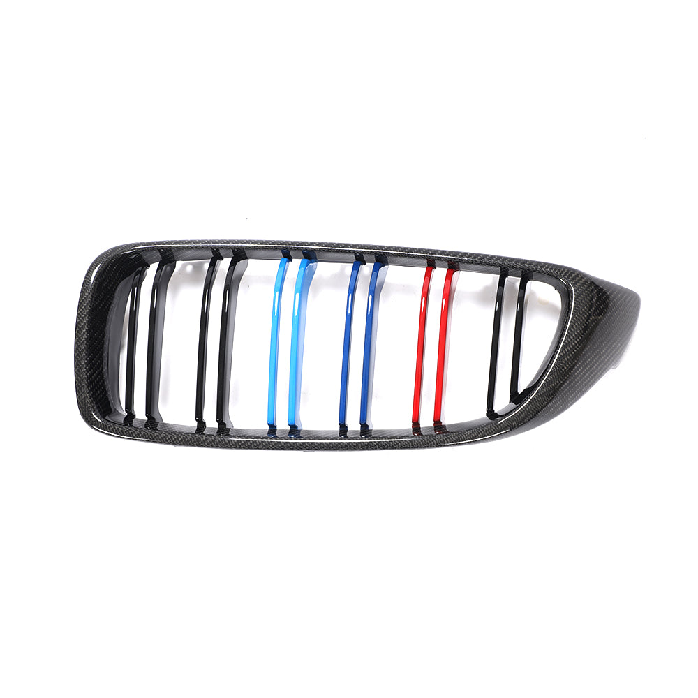 BMW 3/4 Series F32 F33 F36 F82 F83 M4 F80 M3 Carbon Fibre+Abs Plastic Grill