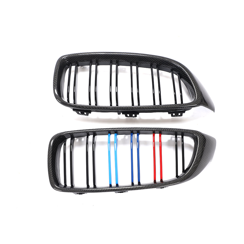 BMW 3/4 Series F32 F33 F36 F82 F83 M4 F80 M3 Carbon Fibre+Abs Plastic Grill