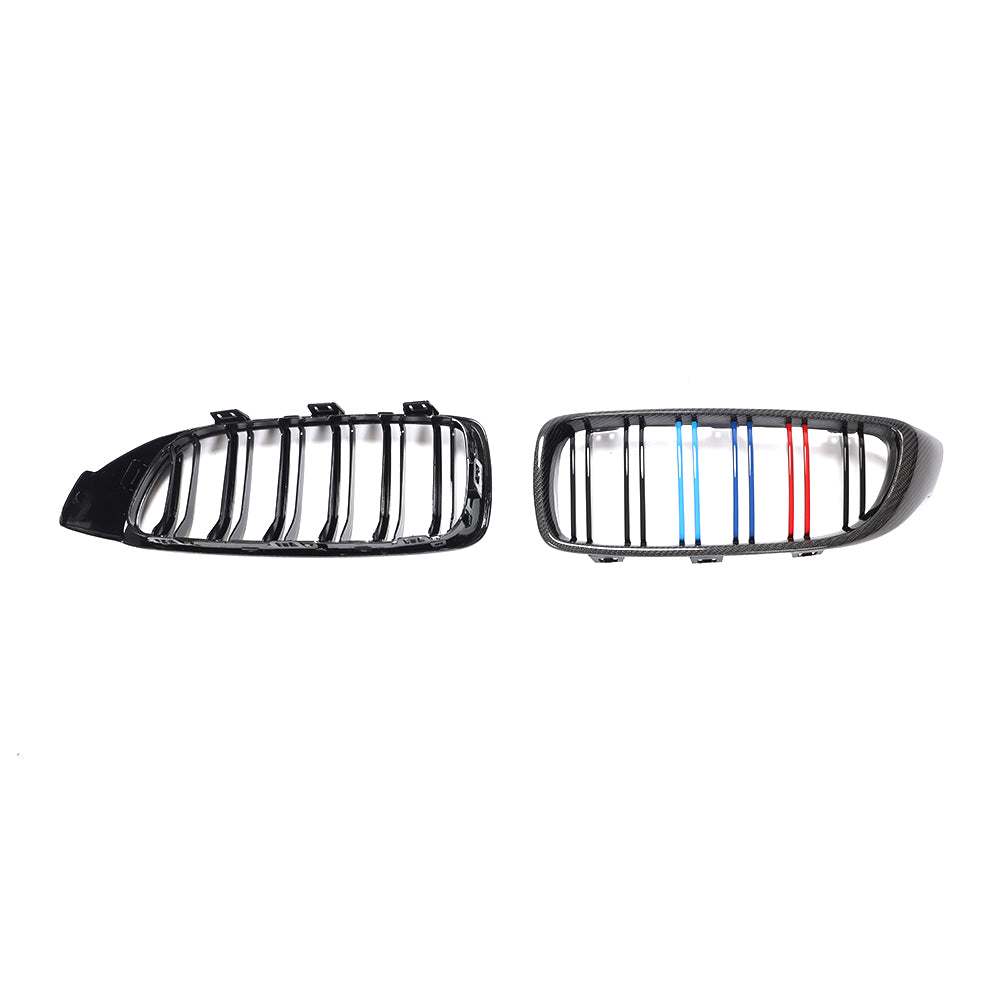 BMW 3/4 Series F32 F33 F36 F82 F83 M4 F80 M3 Carbon Fibre+Abs Plastic Grill