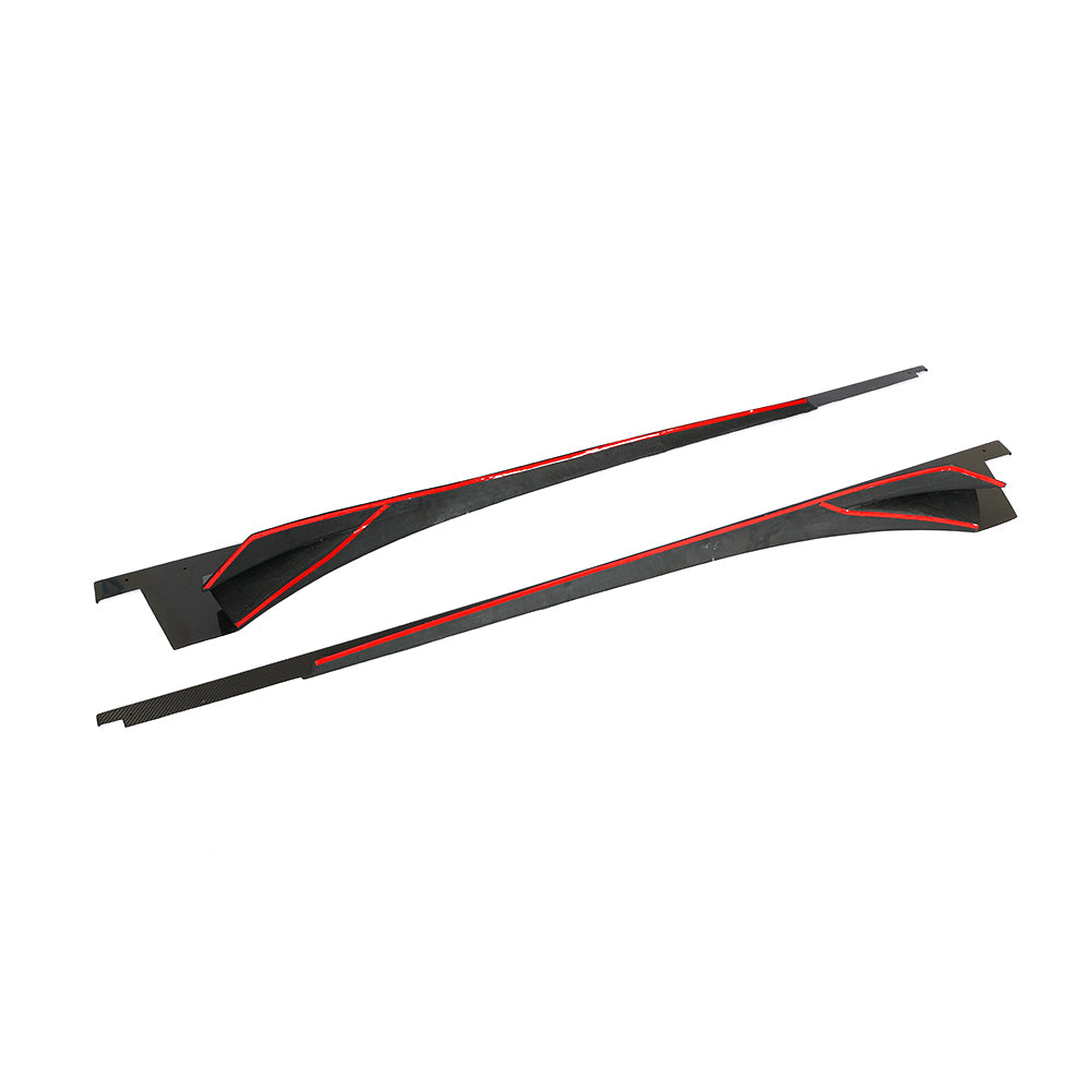 BMW I8 I12 Dry Carbon Fibre Side Skirts