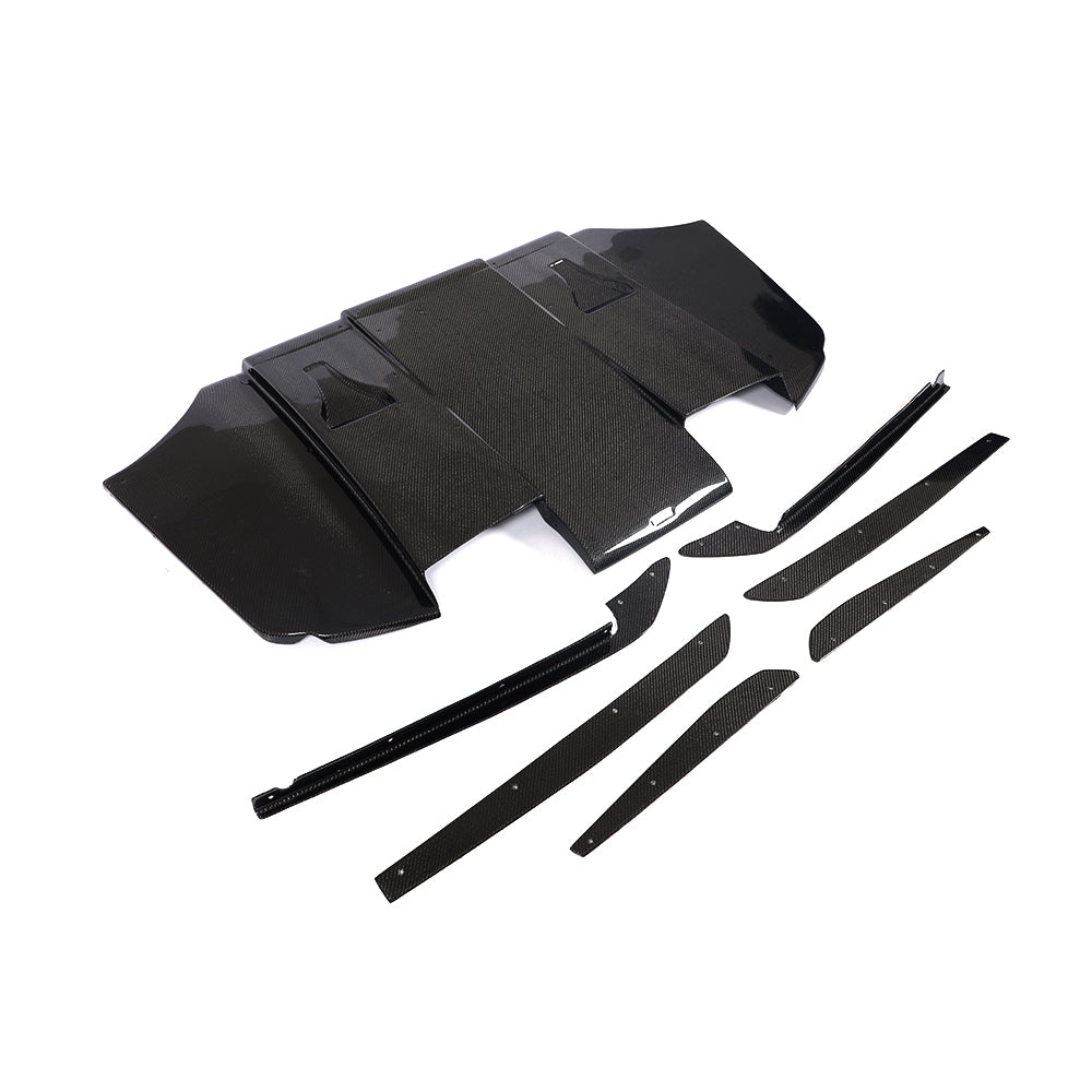 BMW 3 Series E92 E93 M3 Carbon Fibre Rear Diffuser& Fins
