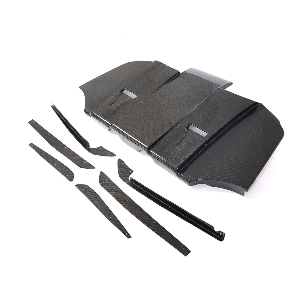 BMW 3 Series E92 E93 M3 Carbon Fibre Rear Diffuser& Fins