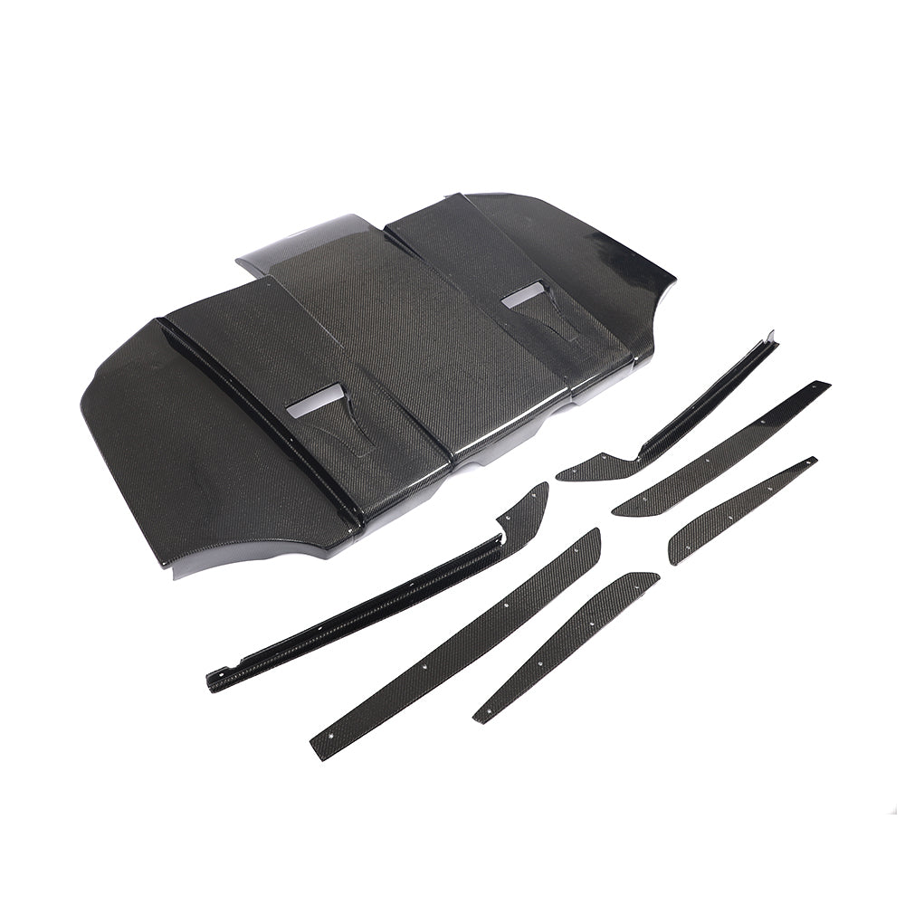 BMW 3 Series E92 E93 M3 Carbon Fibre Rear Diffuser& Fins