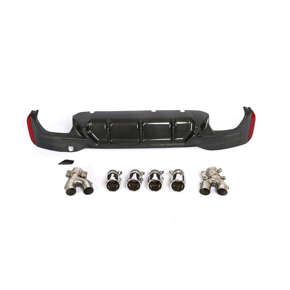 BMW 5 Series G30 G38 M Sport/F90 M5 Carbon Fibre Rear Diffuser