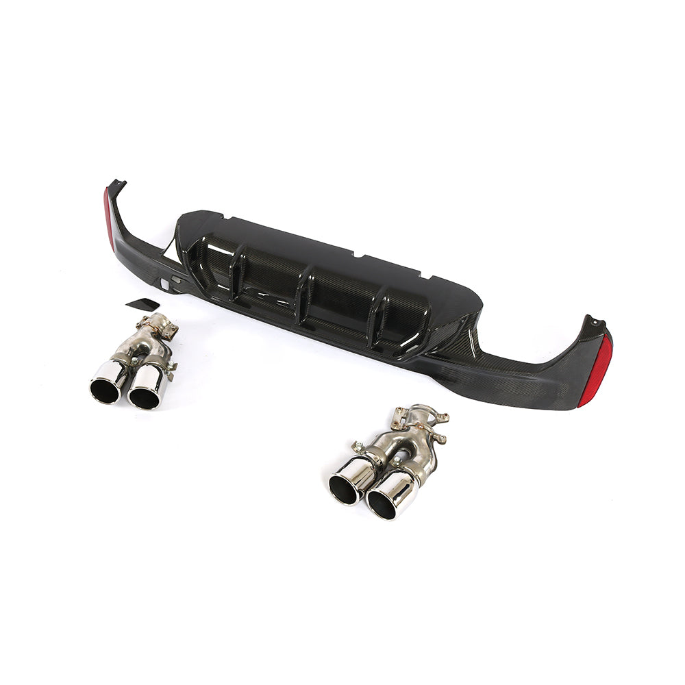 BMW 5 Series G30 G38 M Sport/F90 M5 Carbon Fibre Rear Diffuser