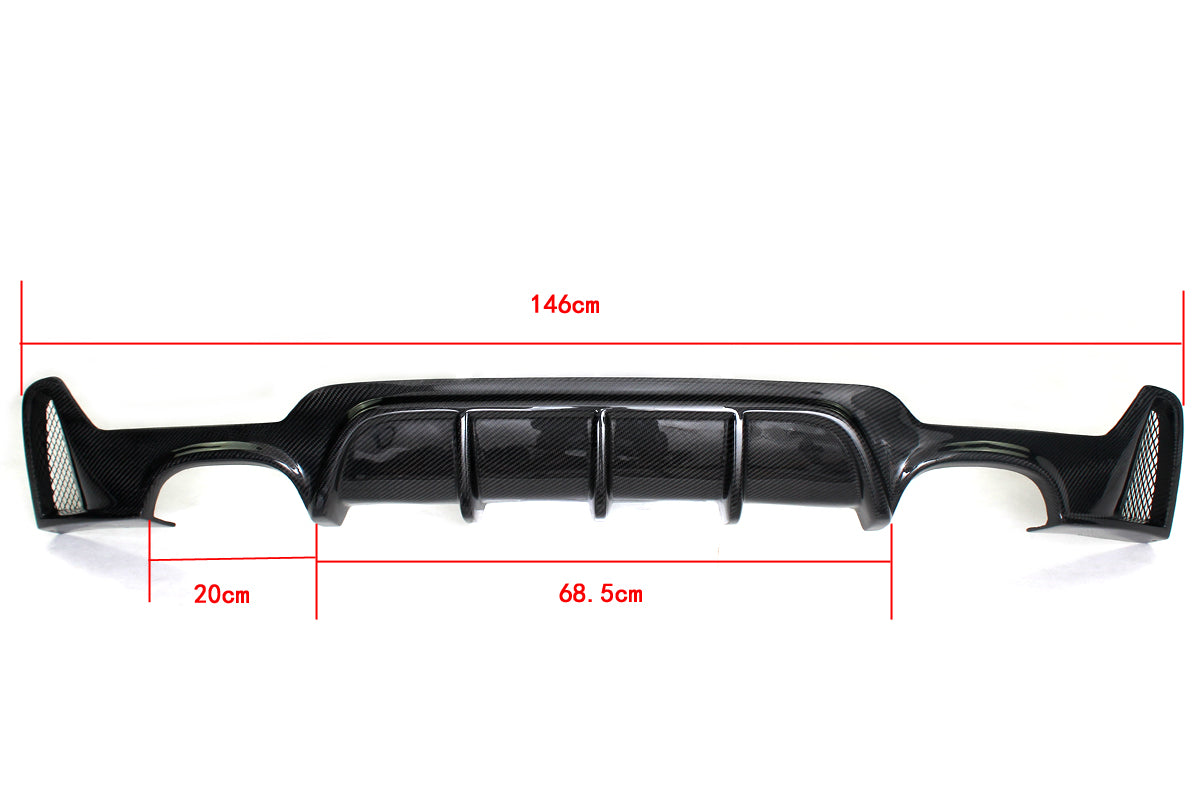 BMW 4 Series F32 F33 F36 M Sport Carbon Fibre Rear Diffuser