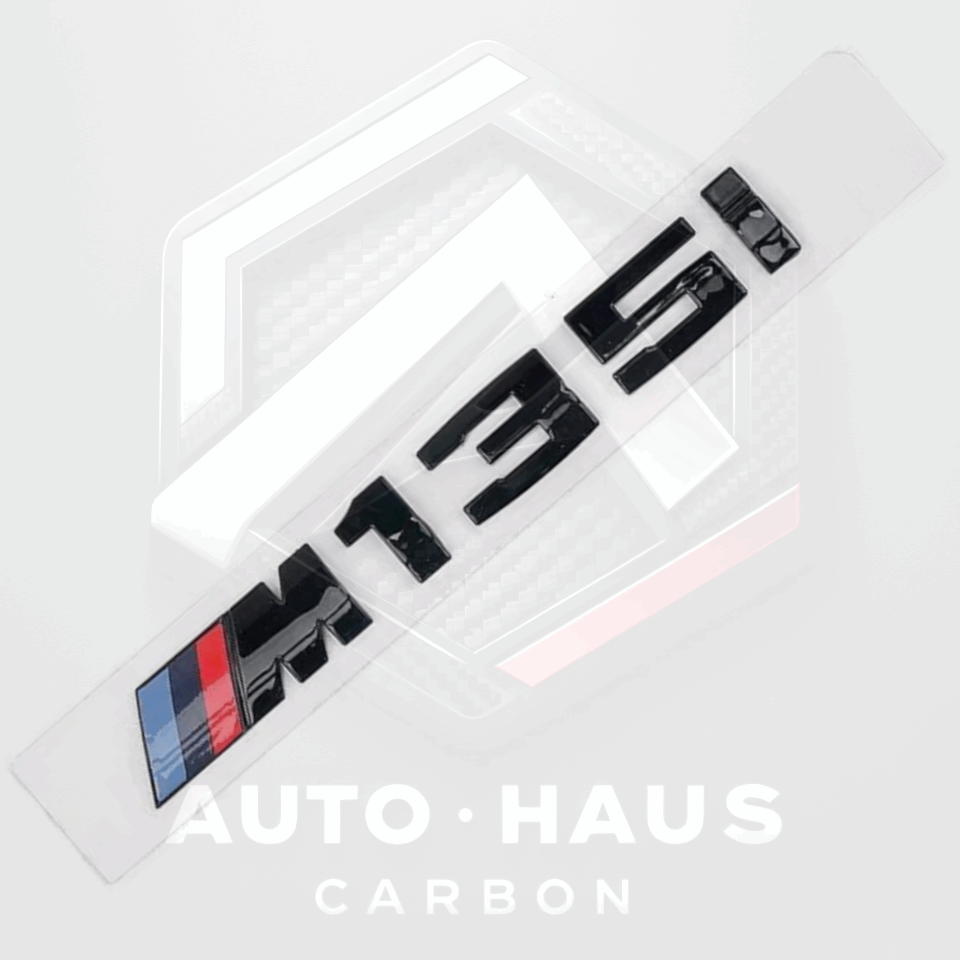BMW F20/21 M135i Gloss Black Boot Badge