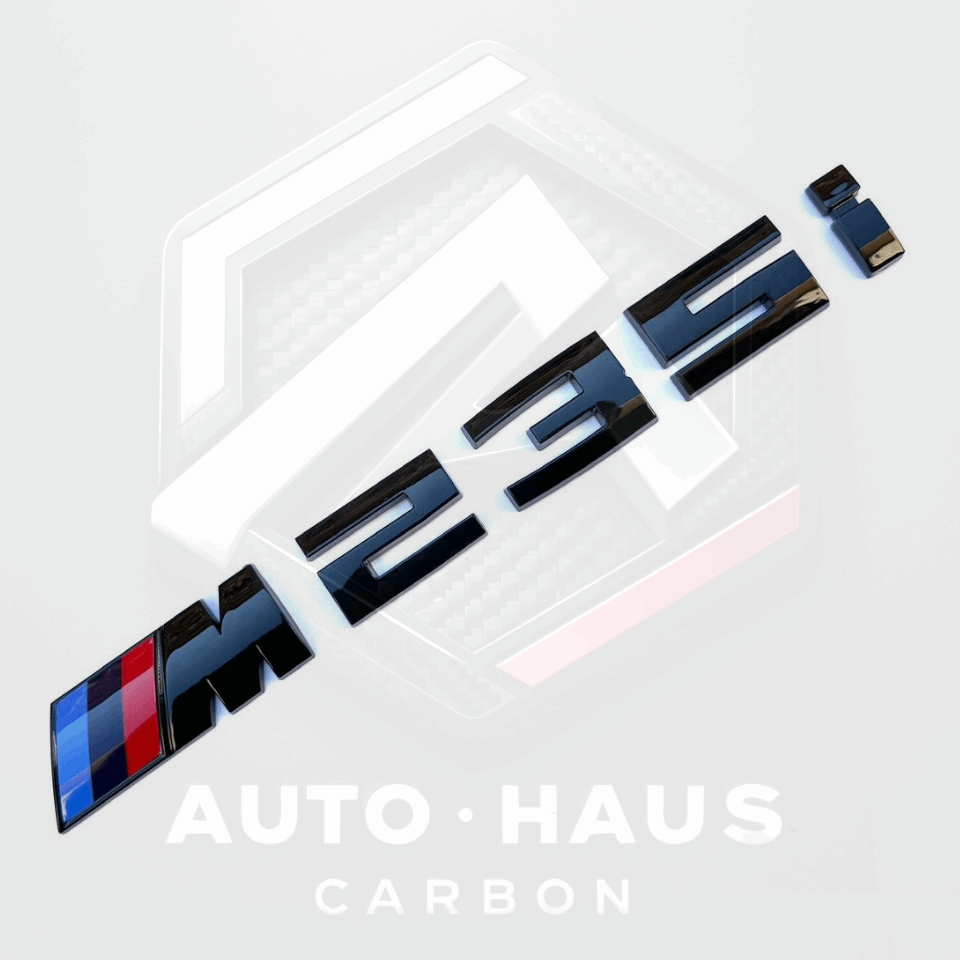 BMW F22/23 M235i Gloss Black Boot Badge