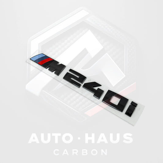 BMW F22/23 M240i Gloss Black Boot Badge