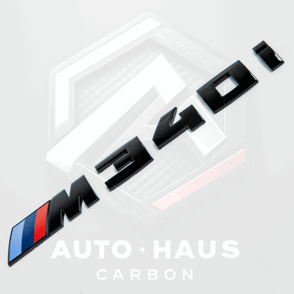 BMW F/G 3 Series M340i Gloss Black Boot Badge